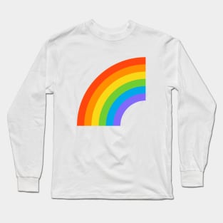 Quarter Rainbow Long Sleeve T-Shirt